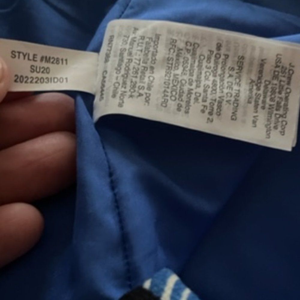 J. Crew Floral Pencil Skirt - Blue and Red - Picture 14 of 15